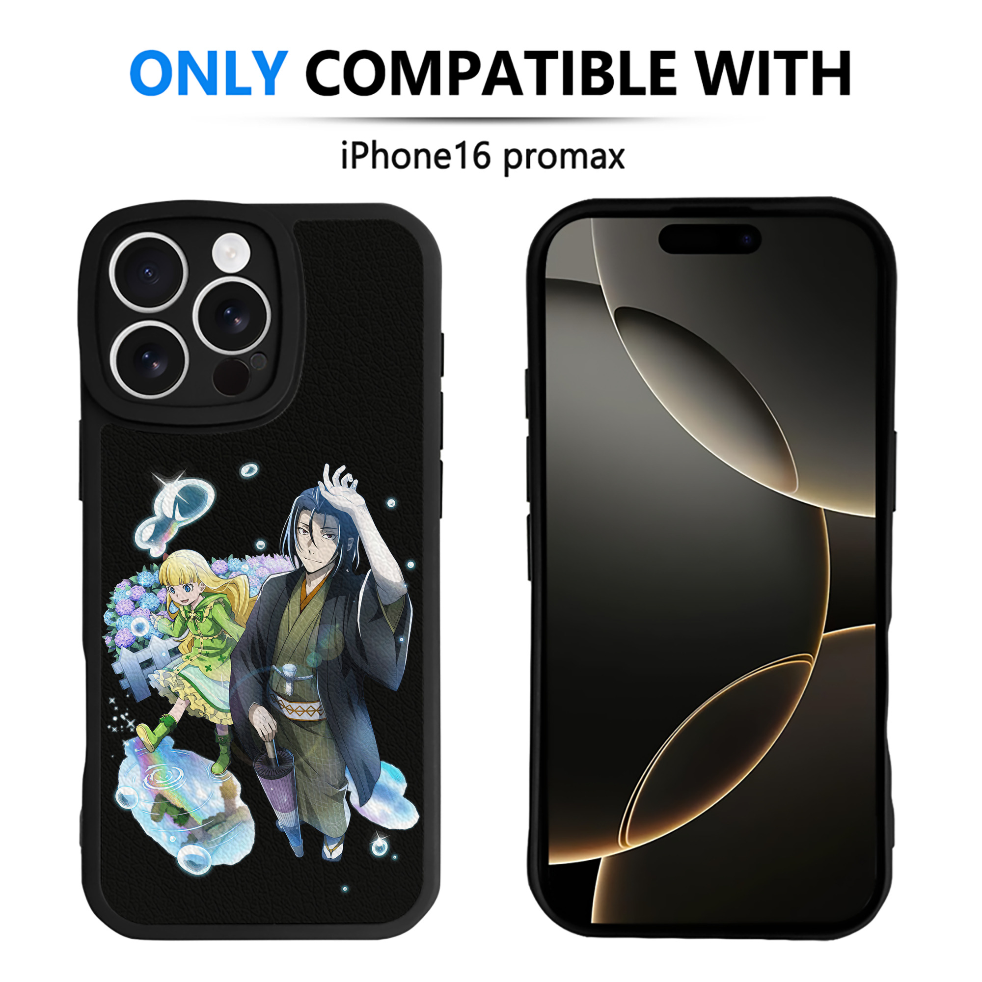 （画像用） 文豪ストレイドッグス Bungo Stray Dogs 【iPhone 16シリーズ対応】シリコンスマホケース（レザー調） 材質：シリコン